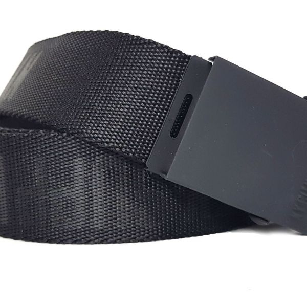 czarny pasek męski z kolekcji My City 120 cm