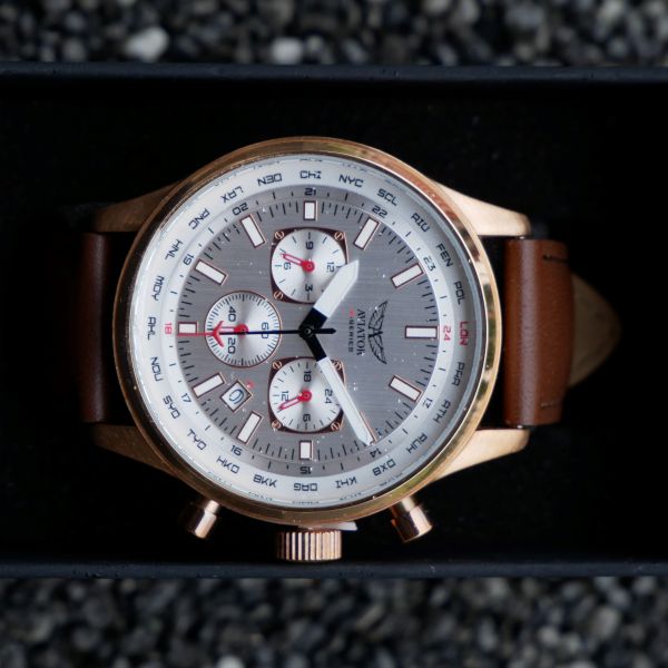 MĘSKI ZEGAREK AVIATOR AVW83507G410