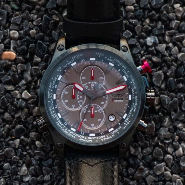 MĘSKI ZEGAREK AVIATOR AVW1369G185S GA8185