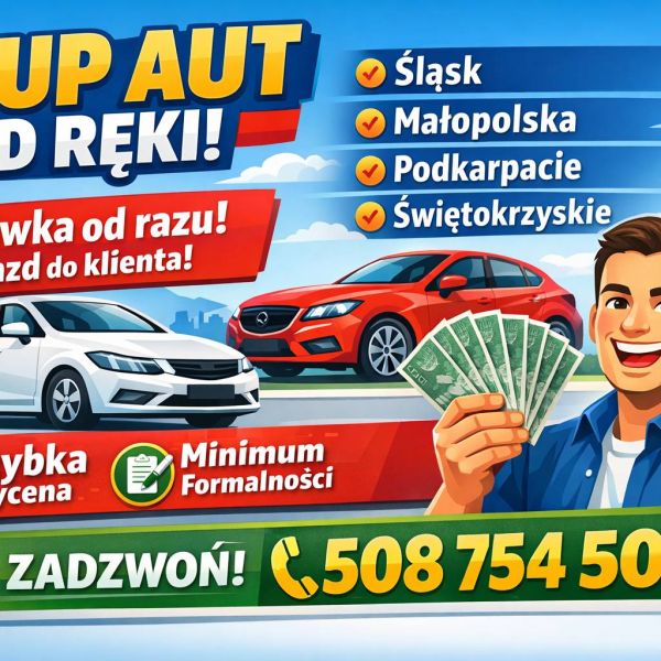 Sprzedaj samochód od ręki - skup aut w Twoim regionie | Gotówka od ręki za samochód