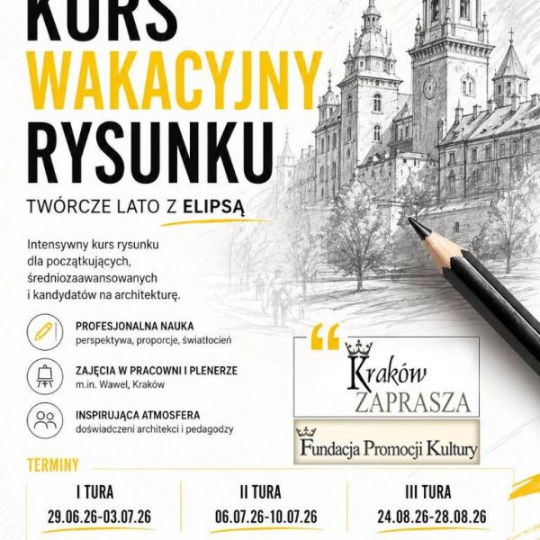 Kurs Wakacyjny Rysunku 2026